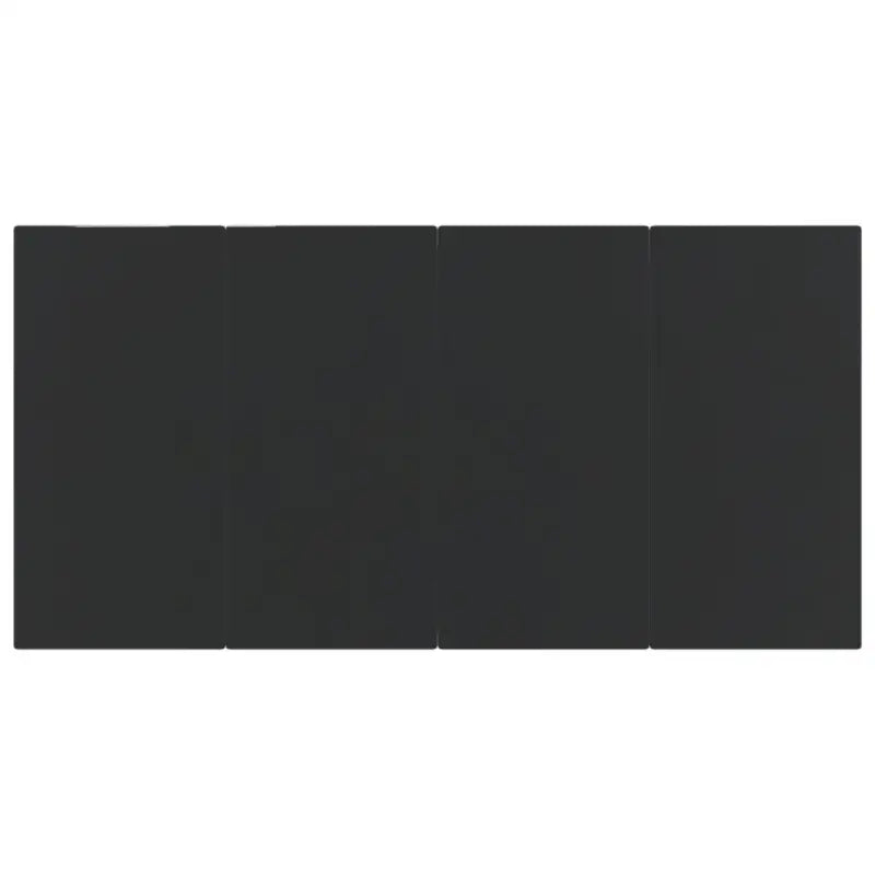 Moderne tuinstoel met katoenen touw en zwart gepoedercoat staal - Tuinsets