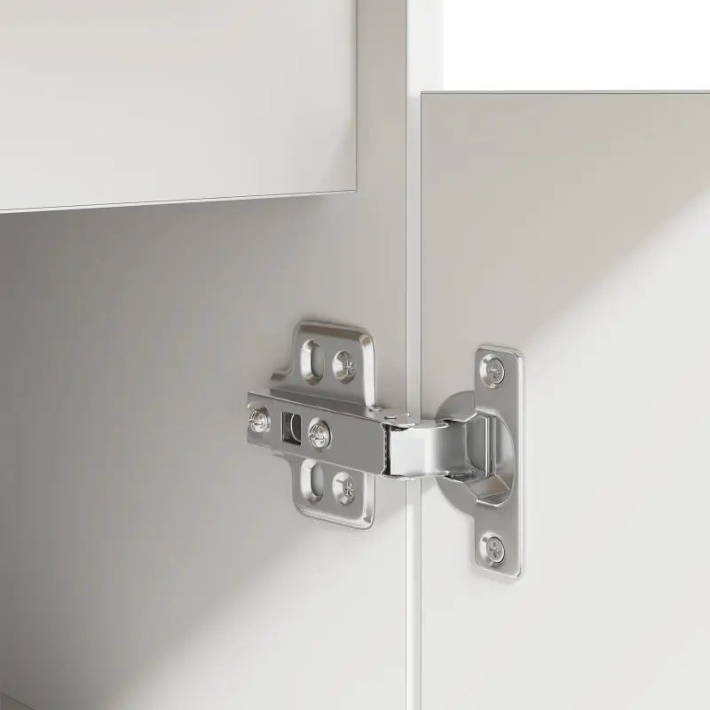 Moderne witte studiebureau van bewerkt hout voor een productieve werkplek - Bureaus