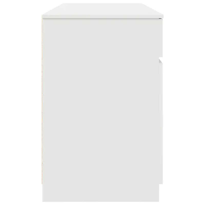 Moderne witte studiebureau van bewerkt hout voor een productieve werkplek - Bureaus