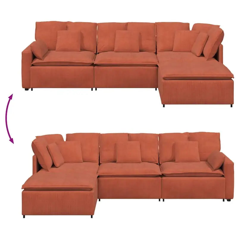 Modulaire bank met elegante vormgeving en perfecte afmetingen zitting - Bankelementen