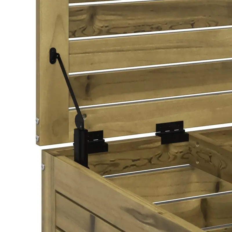 Modulaire houten tuinbank met kussen voor terras en tuinfeesten - Modulaire tuinbanken