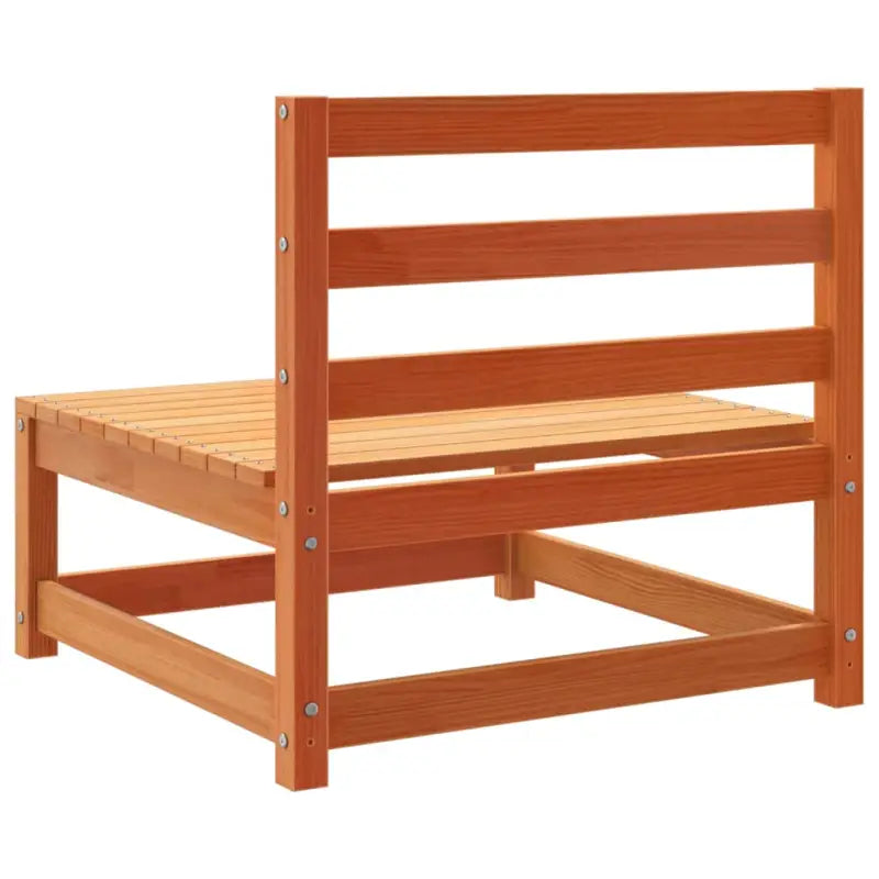 Modulaire loungeset van massief grenenhout met hoogte rugleuning - Tuinsets