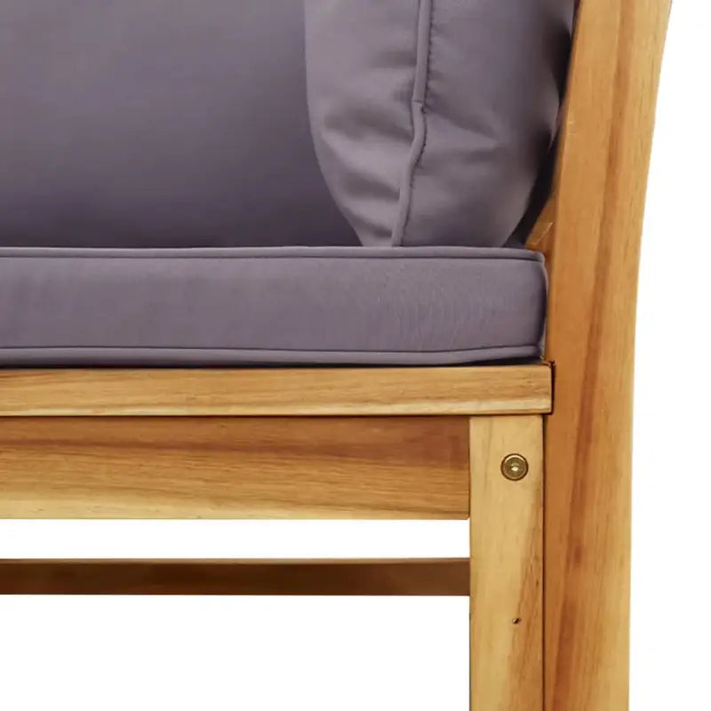 Modulaire tuinbanken van massief acaciahout met comfortabele rugkussens - Modulaire tuinbanken