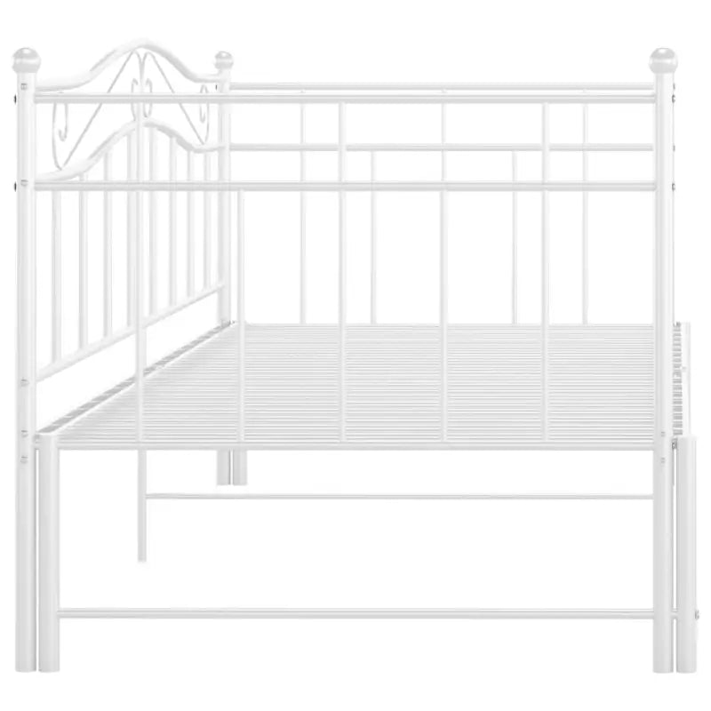 Multifunctioneel bedbank met afmetingen geschikt voor gasten en dagelijks gebruik - Wit - Bedden & bedframes