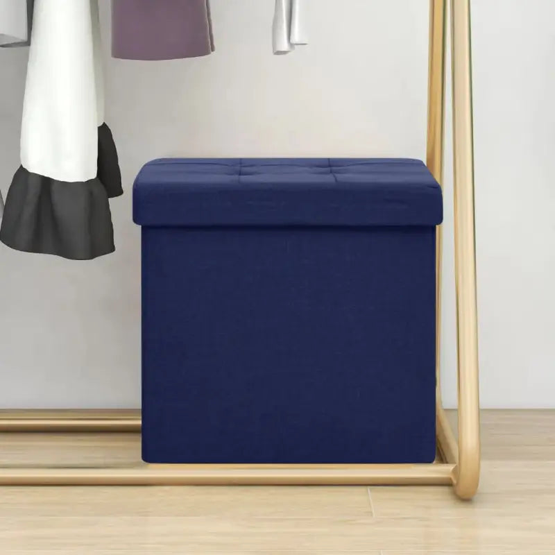 Multifunctionele inklapbare opbergkrukken en klapstoelen - Blauw / 1 - Klapstoelen & krukken