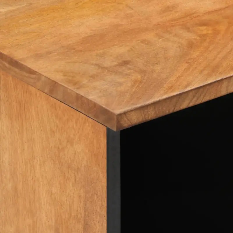 Nachtkastje met elegant ontwerp van massief mangohout - Nachtkastjes