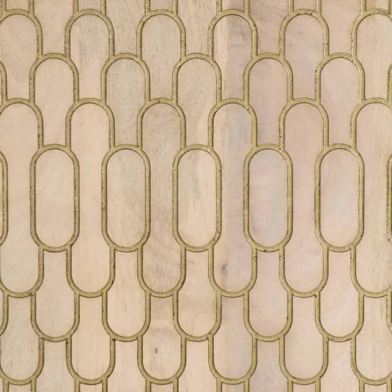 Nachtkastje met massief mangohout en houten poten voor een tijdloos interieur - Nachtkastjes