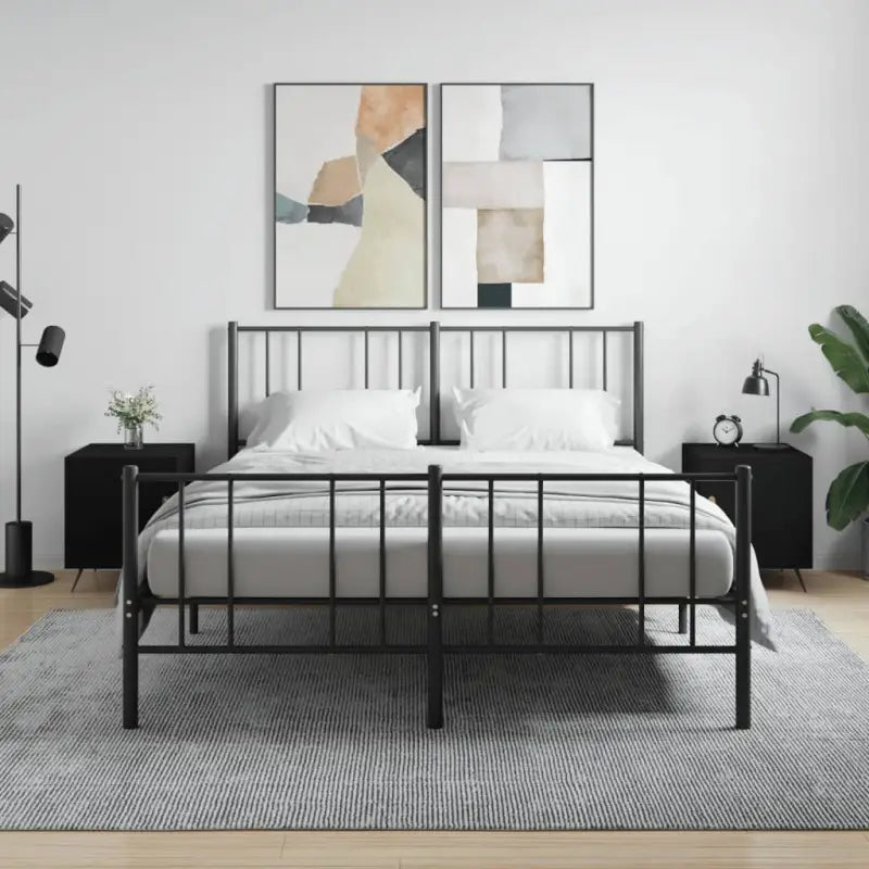 Nachtkastje van bewerkt hout met moderne uitstraling en duurzaam design - Zwart / 2 - Nachtkastjes