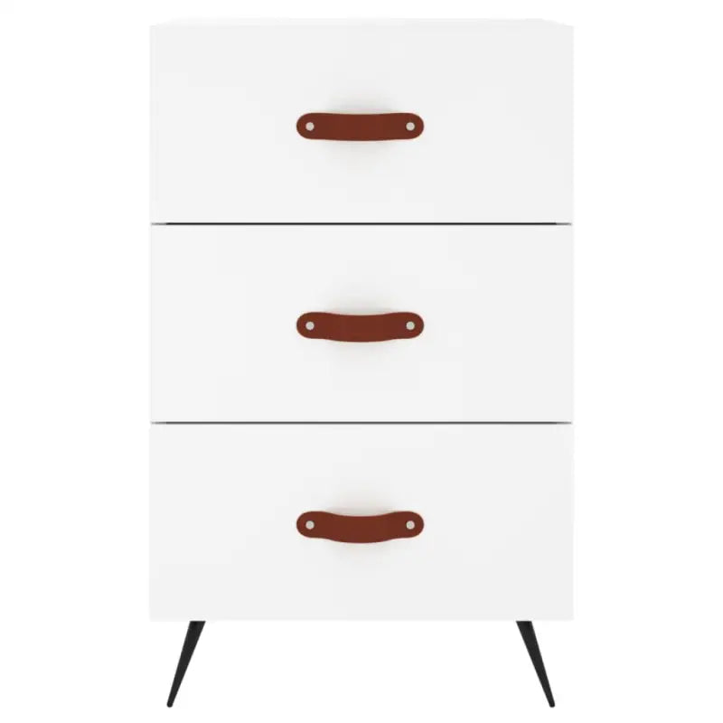 Nachtkastje van bewerkt hout met moderne uitstraling - Nachtkastjes