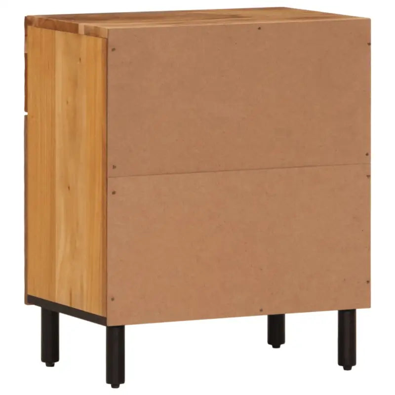 Nachtkastje van massief acaciahout met elegant design - Nachtkastjes