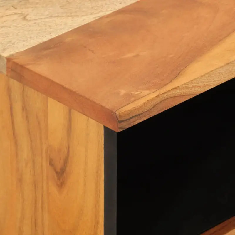 Nachtkastje van massief acaciahout met elegant en tijdloos ontwerp - Nachtkastjes