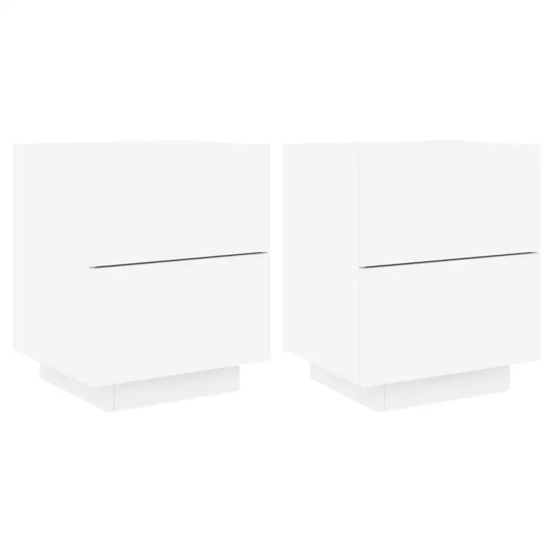 Nachtkastjes met rgb led-verlichting en duurzaam bewerkt hout - Nachtkastjes