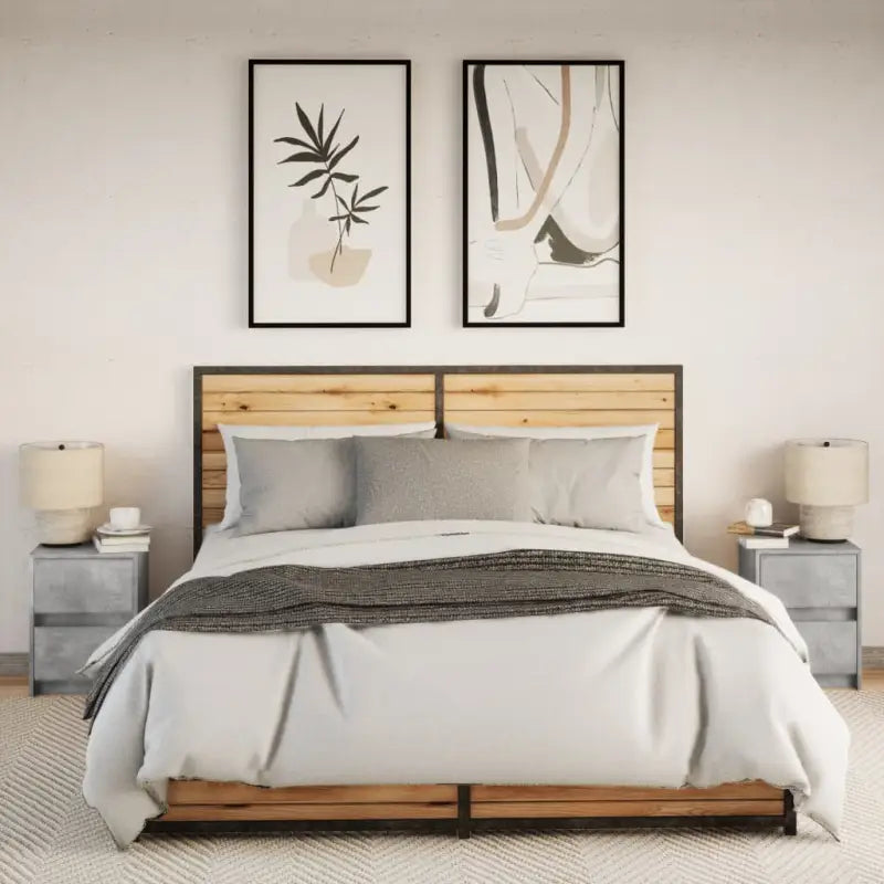 Nachtkastjes van bewerkt hout met tijdloze charme en juiste installatie - Nachtkastjes