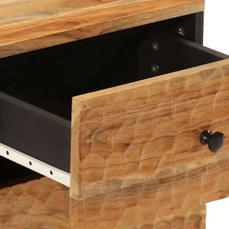 Nachtkastjes van massief acaciahout met elegant ontwerp - Nachtkastjes