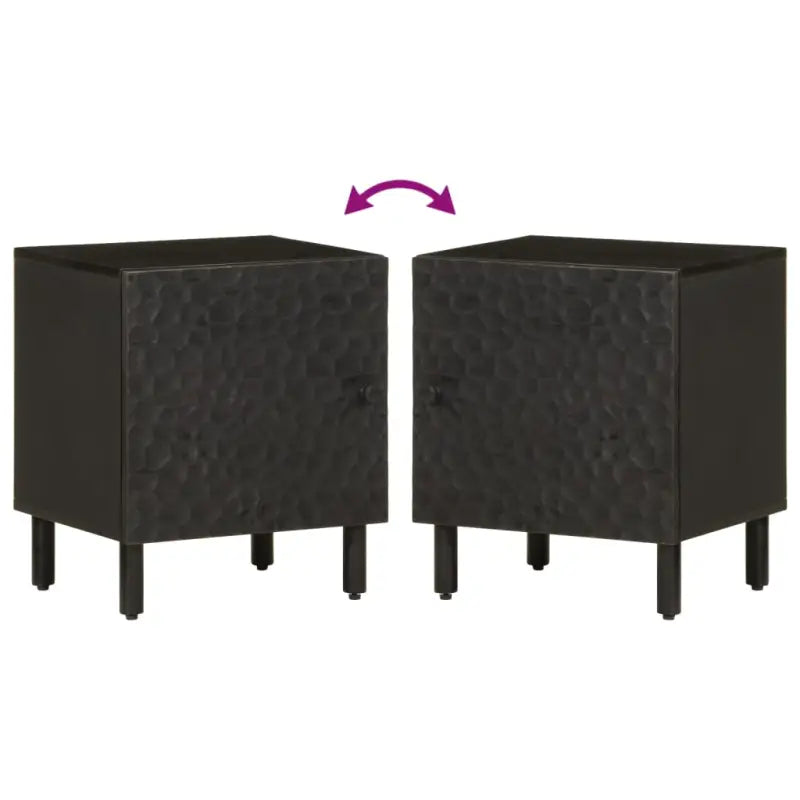 Nachtkastjes van massief mangohout met elegant design - Nachtkastjes