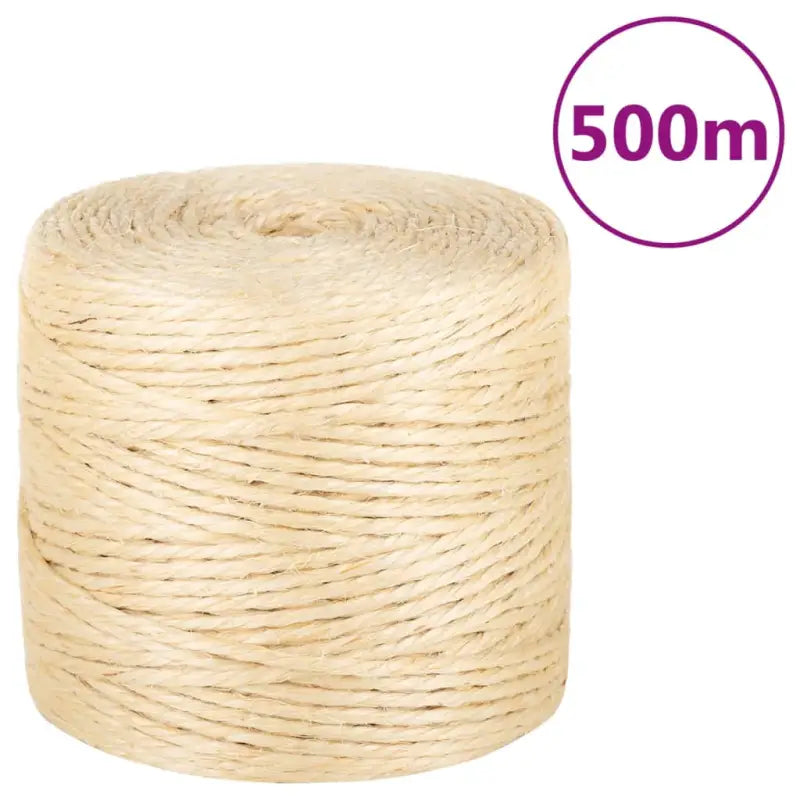 Natuurlijk sisal touw voor huis landbouw en transportgebruik - 1 / 500 m / 4 mm - Touw