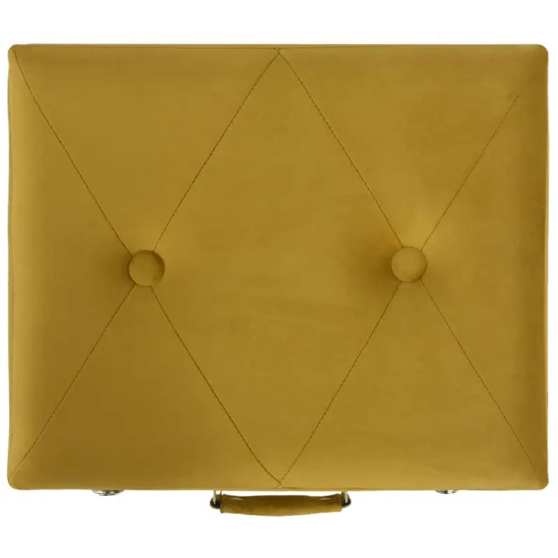 Opberg- en halbankje met fluweel bekleding en extra zitcomfort - zonder dubbele aansluiting - Opberg- & halbankjes