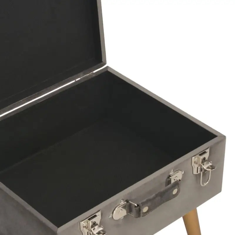 Opberg- en halbankje met fluweel bekleding voor extra comfort - Opberg- & halbankjes