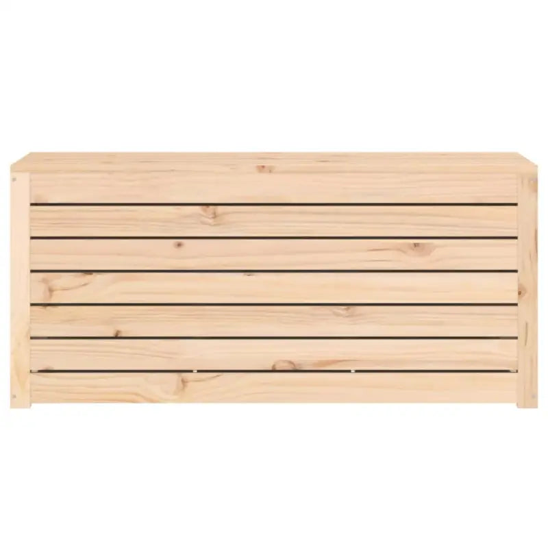 Opbergbox voor buiten van massief grenenhout met rustieke uitstraling - Opbergboxen voor buiten