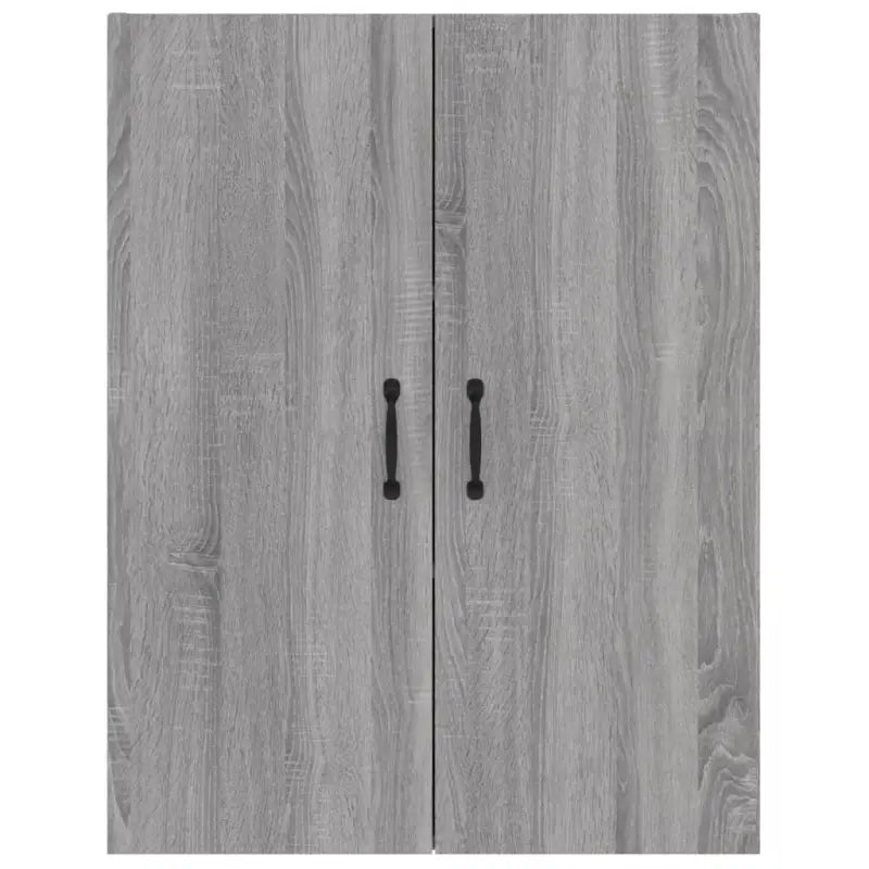 Opbergkast in Grijs Sonoma van bewerkt hout voor een stijlvolle muuropslag - Opbergkasten & lockerkasten