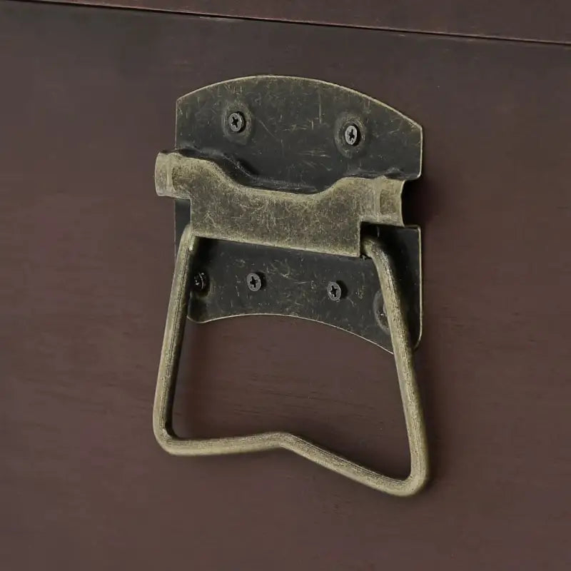 Opbergkist van bewerkt hout en vurenhout fineer voor waardevolle spullen - Opbergkisten