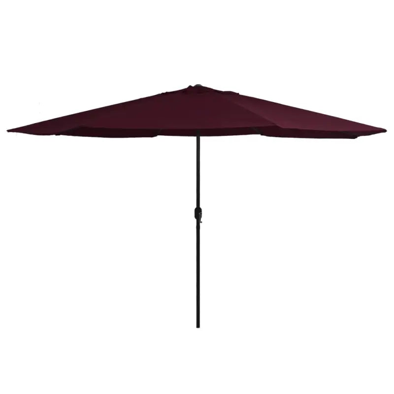 Parasols met metalen paal voor schaduw en UV-bescherming - Rood / 1 - Parasols en zonneschermen