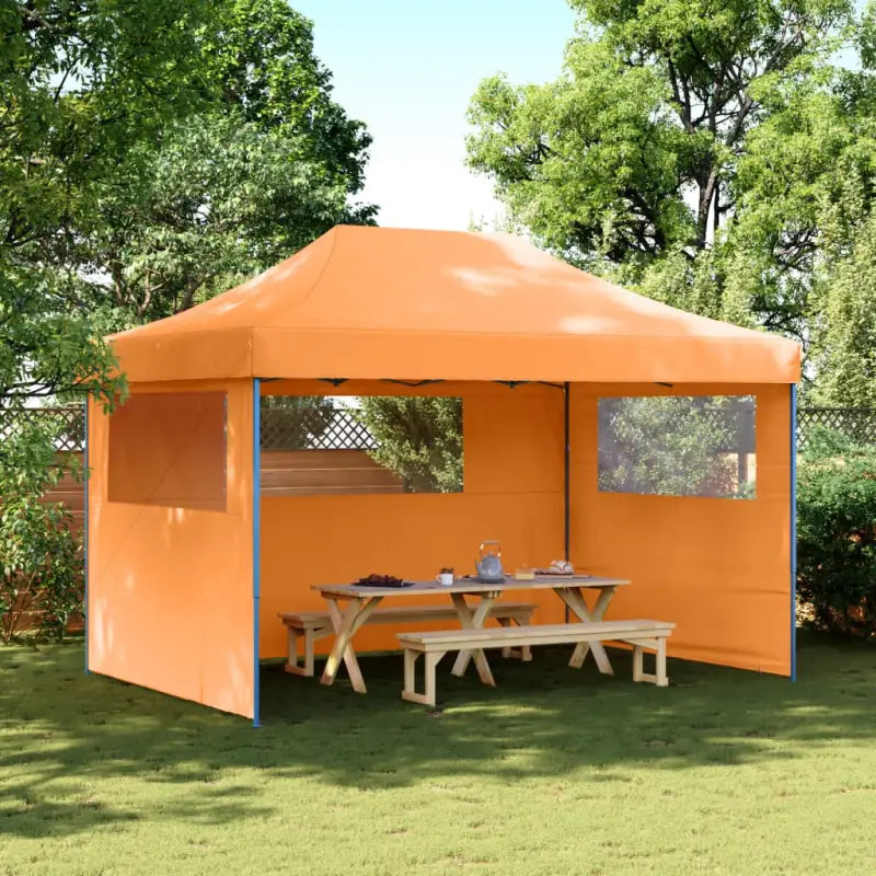Partytent met 600d Oxford stof voor buitenactiviteiten - Oranje / 1 / met 3 zijwanden - Partytenten & prieëlen