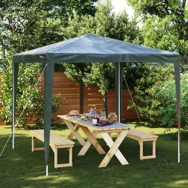 Partytent voor tuinfeesten en buitengebruik - Groen / 2.5 x 2.5 m / 1 - Partytenten & prieëlen