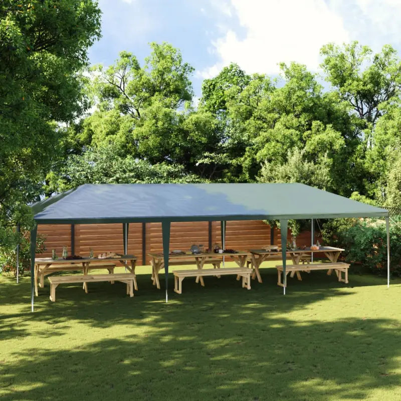 Partytent voor tuinfeesten en buitengebruik - Groen / 4 x 9 m / 1 - Partytenten & prieëlen