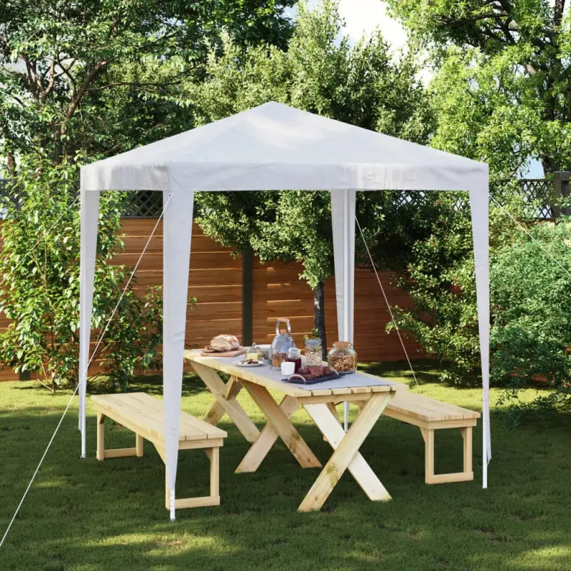 Partytent voor tuinfeesten en buitengebruik - Wit / 2 x 2 m / 1 - Partytenten & prieëlen