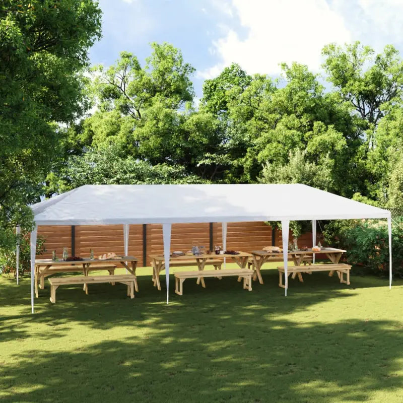 Partytent voor tuinfeesten en buitengebruik - Wit / 4 x 9 m / 1 - Partytenten & prieëlen
