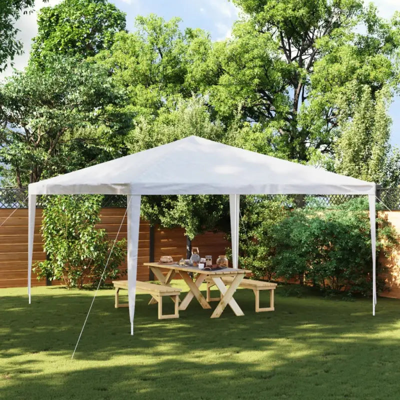 Partytent voor tuinfeesten en buitengebruik - Wit / 4 x 4 m / 1 - Partytenten & prieëlen