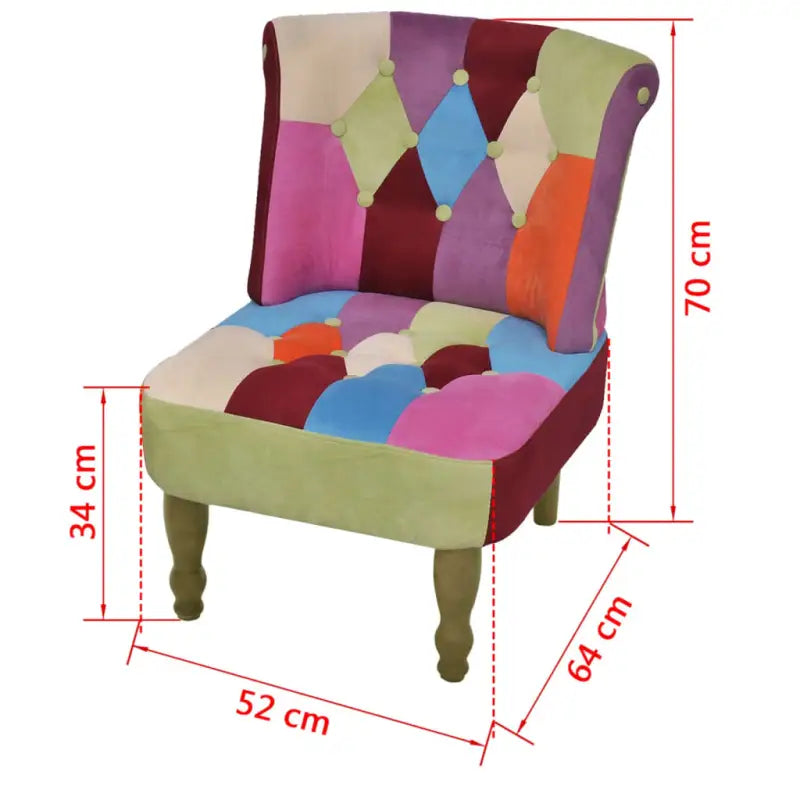 Patchwork Relaxfauteuil in Verschillende Kleuren - Fauteuils & Relaxfauteuils