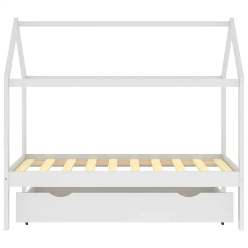 Peuter- en kinderbed met lade van massief grenenhout in boomhutstijl - Peuter- & kinderbedden