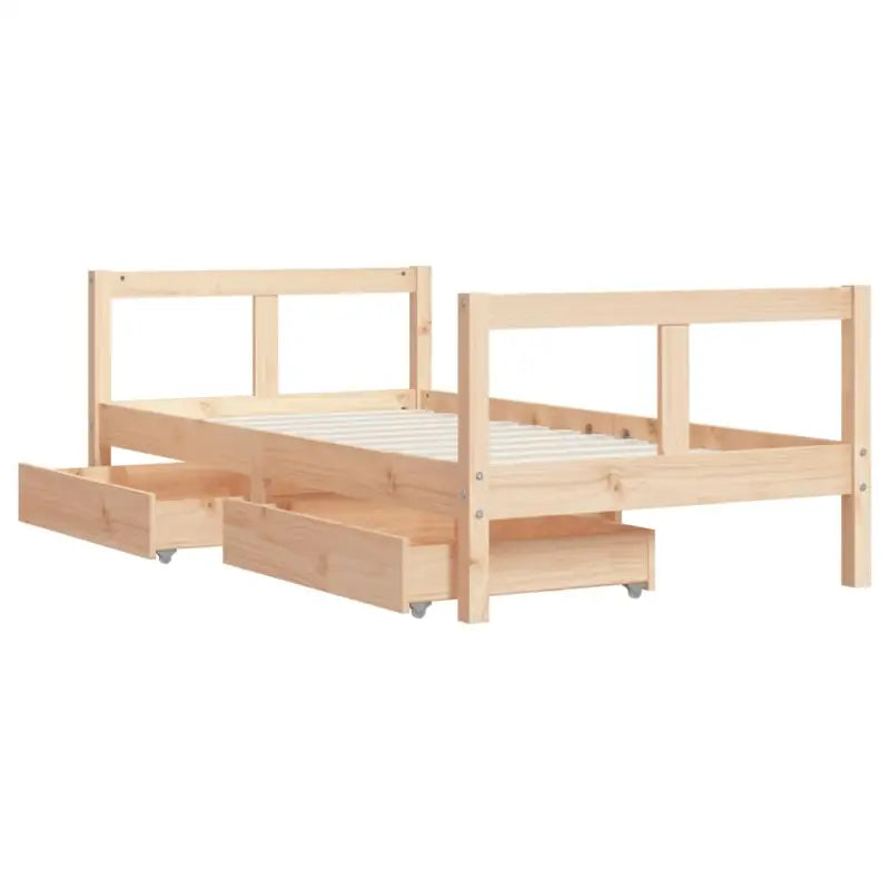 Peuter- en kinderbedden van massief grenenhout met tijdloos design - Peuter- & kinderbedden