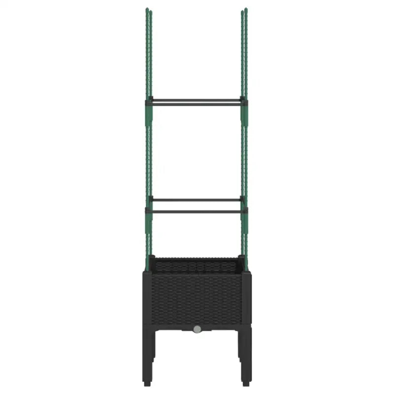 Plantenbak met latwerk voor klimplanten in tuin of terras - Bloempotten & plantenbakken