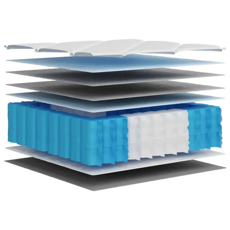 Pocketveringmatras voor een comfortabele en ademende slaapervaring - 100 x 200 cm / 1 - Matrassen