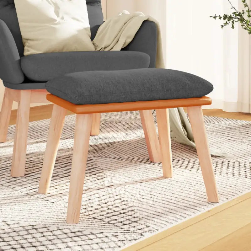 Poefs voor een modern en comfortabel interieur - Donkergrijs / 1 / Lichtbruin - Poefs