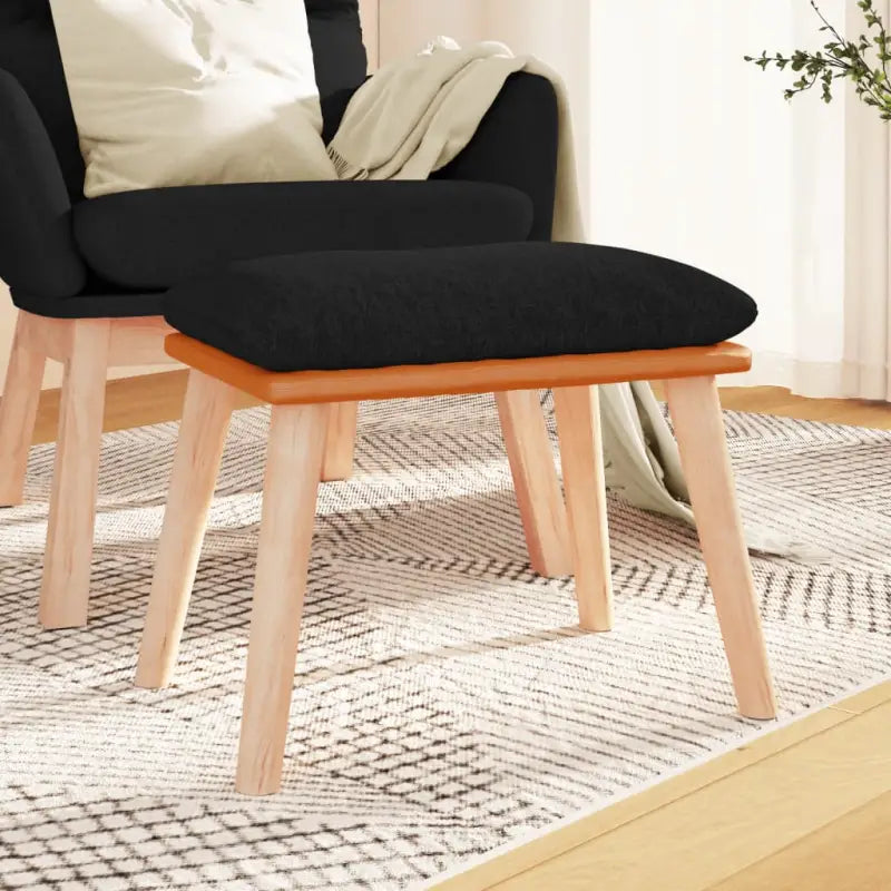 Poefs voor een modern en comfortabel interieur - Zwart / 1 / Lichtbruin - Poefs