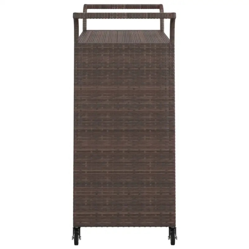 Poly Rattan Keukentrolley voor keukengerei en gerechten - Keukentrolleys