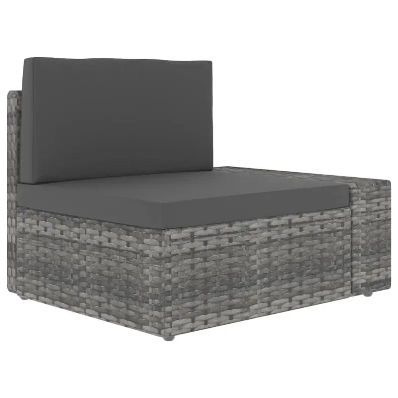 Poly Rattan Loungeset met comfortabele breedte en diepte zitting - Tuinsets