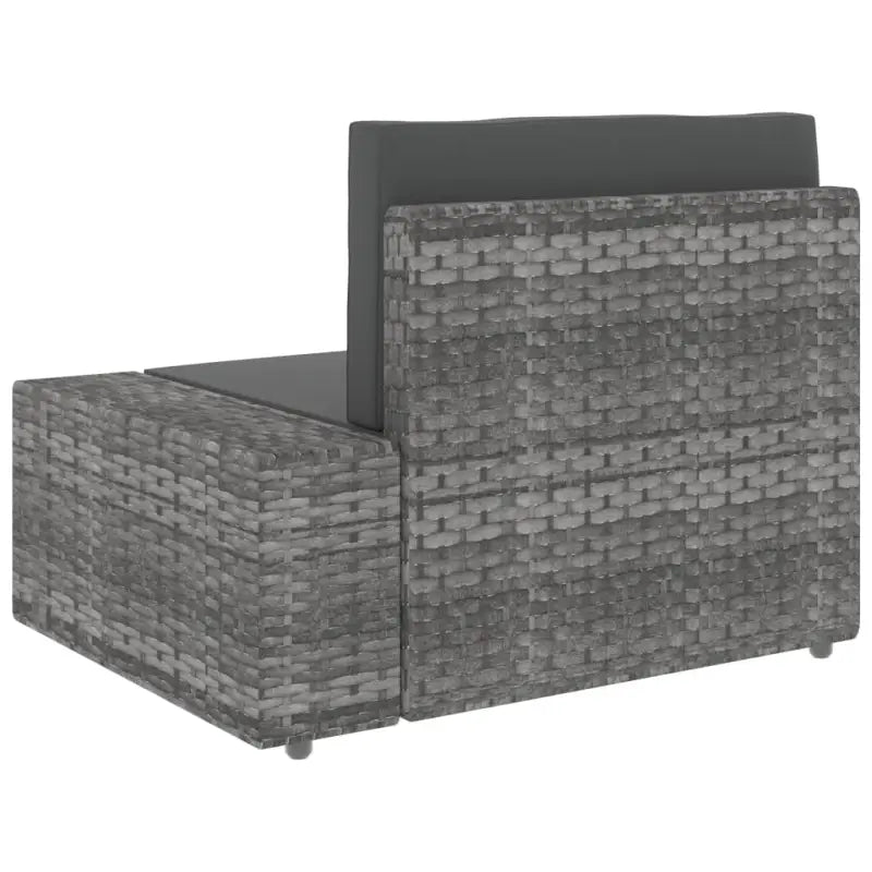 Poly rattan loungeset met comfortabele breedte en diepte zitting - Tuinsets