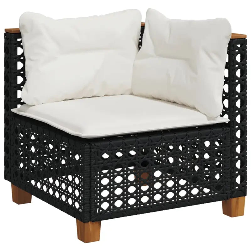 Poly rattan loungeset met natuurlijke olieafwerking voor comfortabele zitervaring - Tuinsets