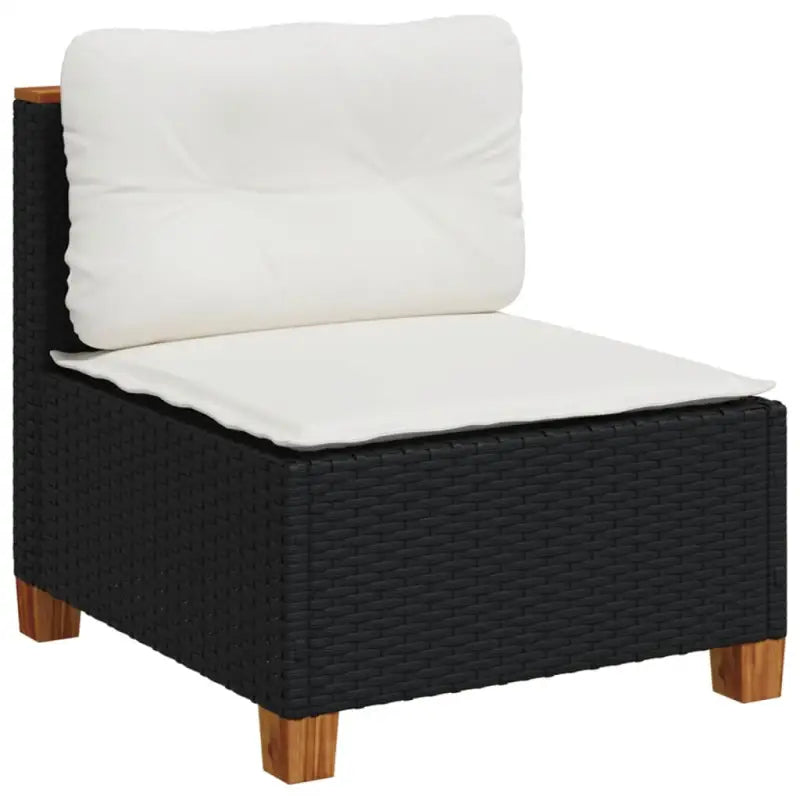 Poly rattan loungeset met natuurlijke olieafwerking voor comfortabele zitervaring - Tuinsets