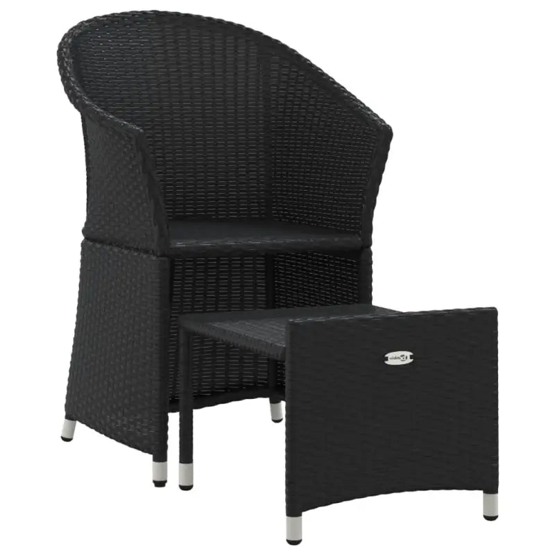 Poly Rattan Loungeset met Stalen Frame voor Comfortabele Tuinplezier - Tuinsets