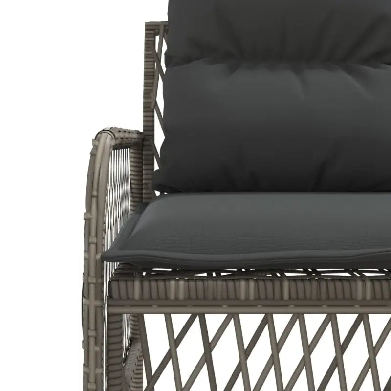 Poly rattan loungeset voor comfortabele zitervaring met wasbare hoes - Tuinsets