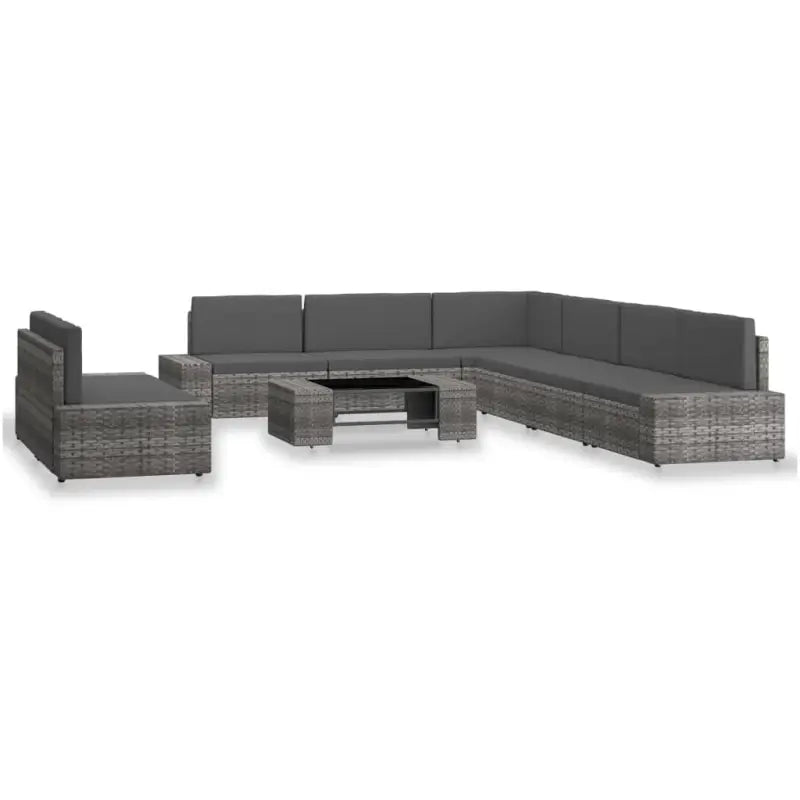 Poly Rattan Loungeset voor Tuin met comfortabele afmetingen en stijl - Tuinsets