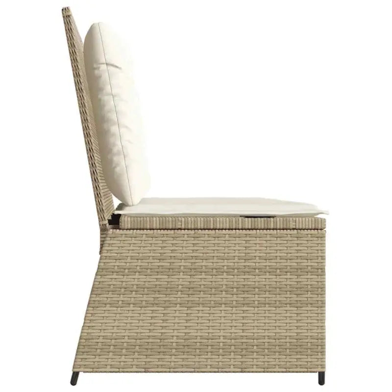 Poly rattan tuinbank voor een comfortabele zitervaring met wasbare hoes - Loungebanken