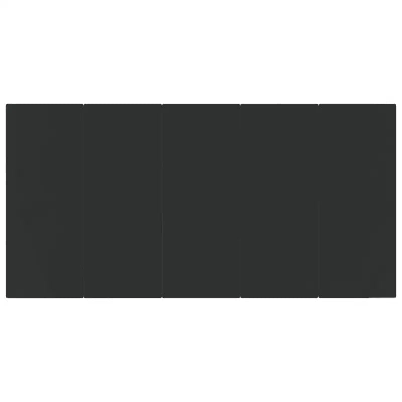 Poly rattan tuinset met gehard glas in zwart materiaal voor elegante tuindiners - Tuinsets