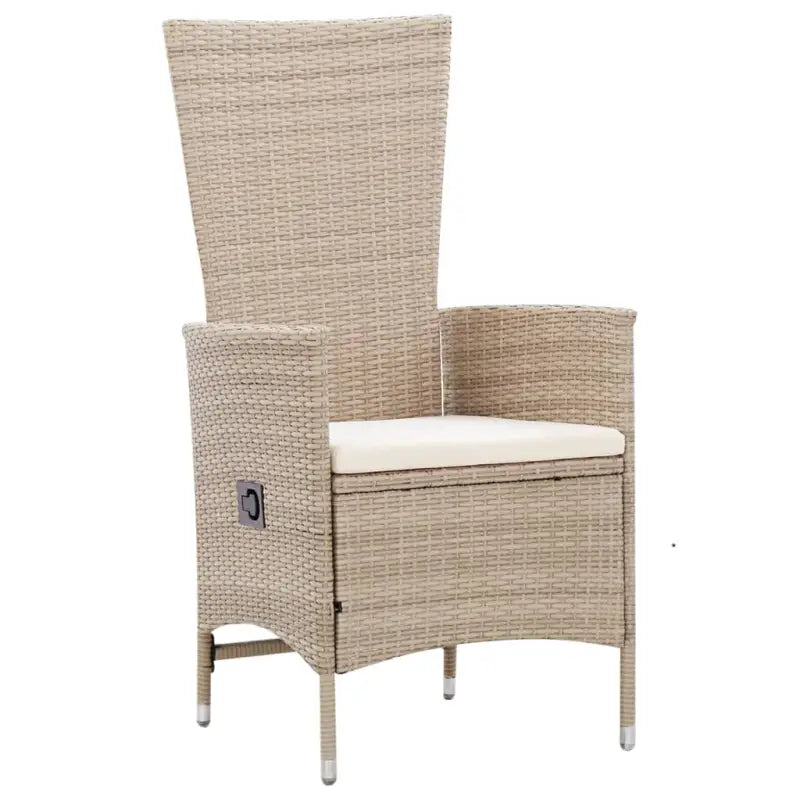 Poly rattan tuinset met gepoedercoate stalen frames en comfortabele stoelen - Tuinsets